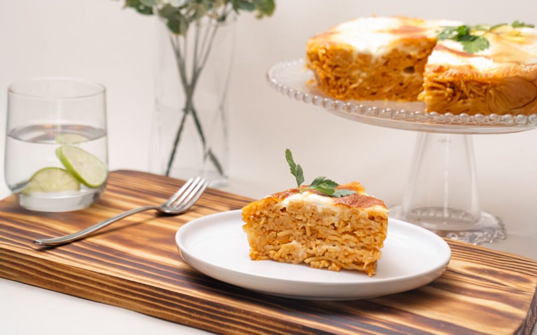 Spaghetti Chipotle Bake